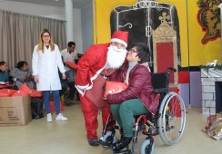 C.A.O. recebeu visita do Pai Natal