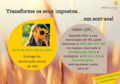 Quer tornar o seu IRS solidário?