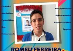 Romeu Ferreira eleito Formando do Ano de 2017 do CFRP