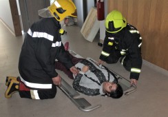 Ação de sensibilização e simulacro interno no LRAM