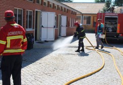 Simulacro de incêndio testou meios de segurança da Cercimarante