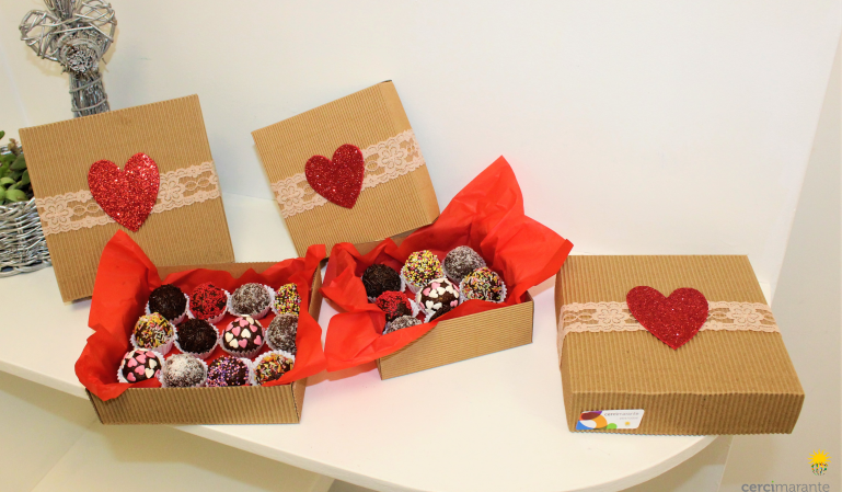 Brigadeiros de São Valentim!