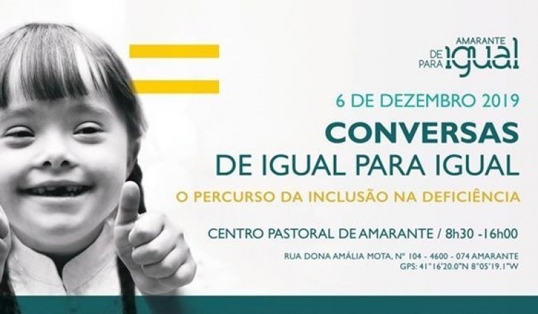 Seminário - O Percurso da Inclusão na Deficiência, a 6 de dezembro