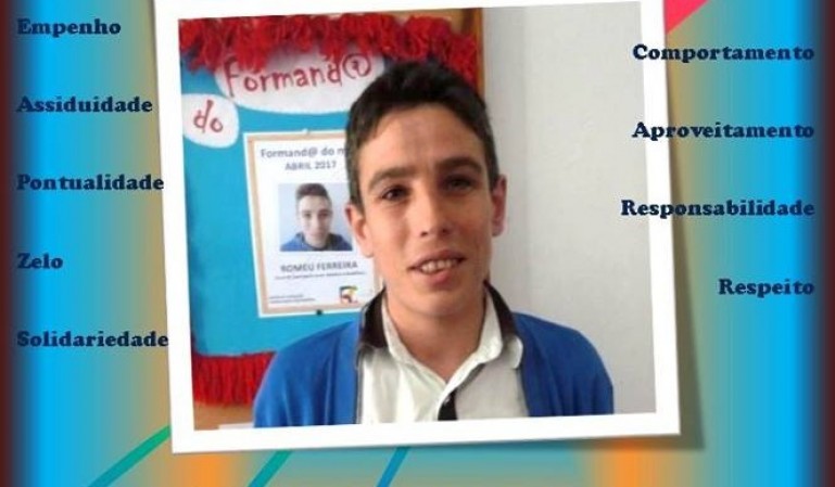 Romeu Ferreira eleito Formando do Ano de 2017 do CFRP