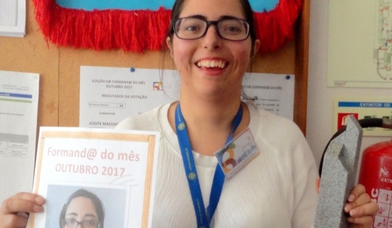 Judite Macedo eleita Formanda do Mês de Outubro, no CFRP