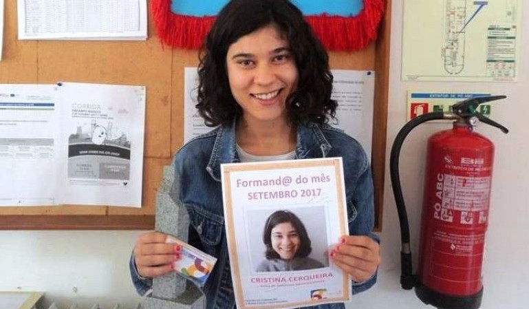 Cristina Cerqueira eleita Formanda do Mês de Setembro
