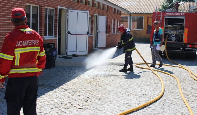 Simulacro de incêndio testou meios de segurança da Cercimarante