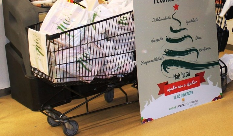 Campanha Mais Natal angaria cerca de 1400 unidades em bens alimentares